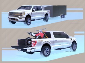 2021 F-150 Tremor Design Sketch